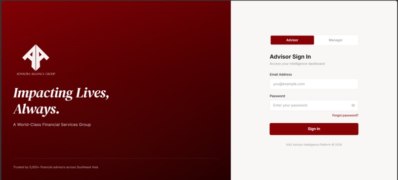 Financial Consultant System – screenshot 1