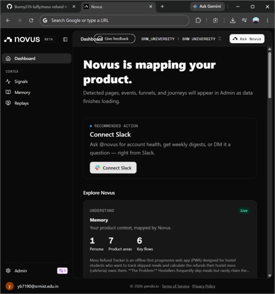 Mess Refund Tracker – screenshot 3