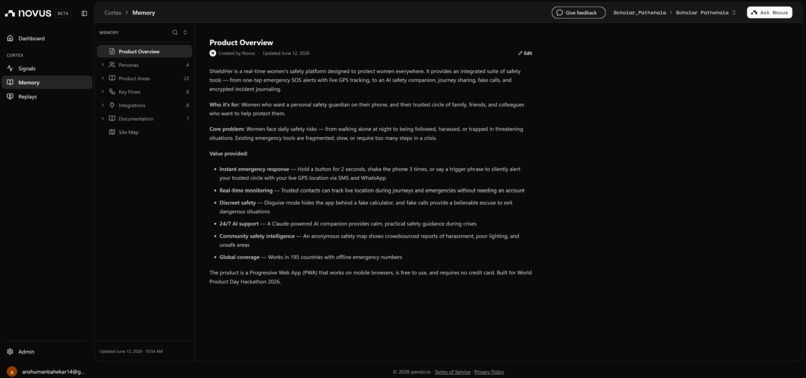 ShieldHer - Real-time Women Safety Platform – screenshot 1