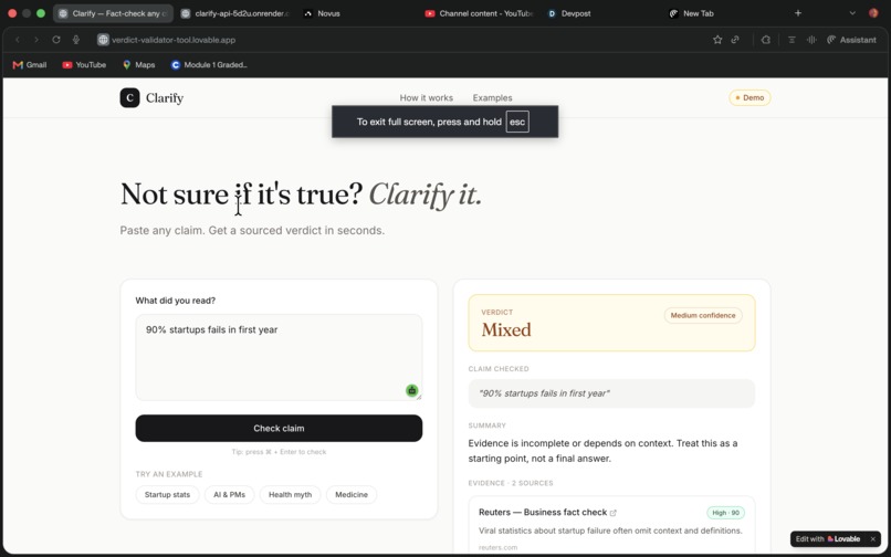 Clarify — Mind the Product World Product Day 2026 – screenshot 1