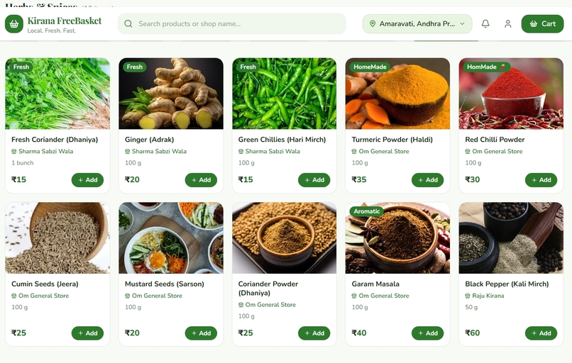 Kirana FreeBasket – screenshot 3