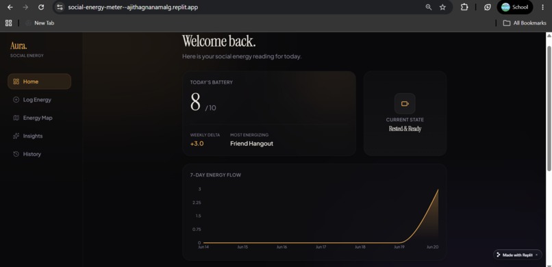 Aura – Social Energy Meter – screenshot 1