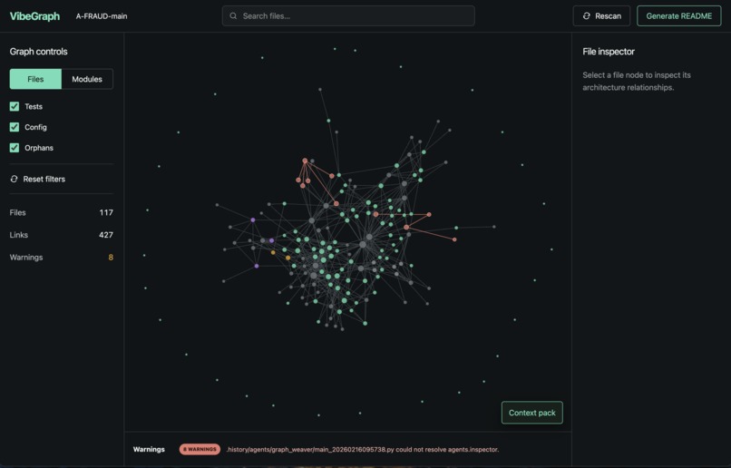 VibeGraph – screenshot 1