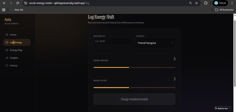 Aura – Social Energy Meter – screenshot 2