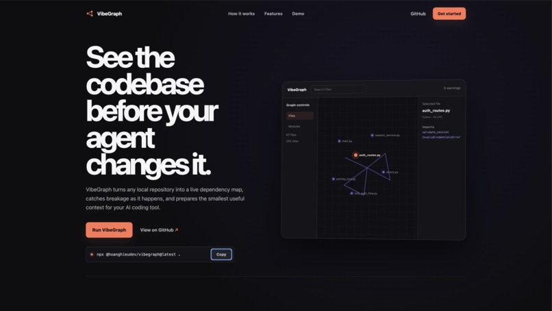 VibeGraph – screenshot 2
