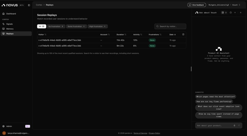 Vouch – screenshot 2