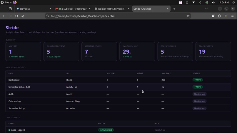 Stride – screenshot 2