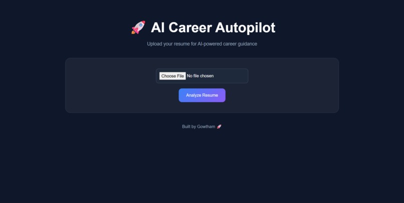 AI-career-autopilot – screenshot 1