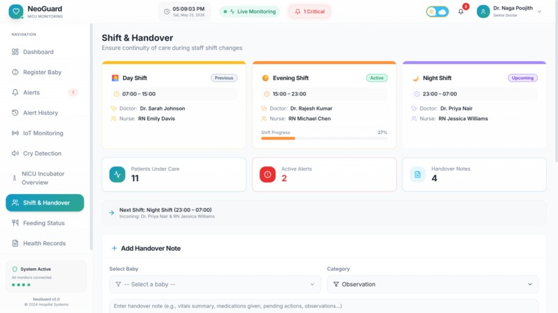 NeoGuard : Real-Time Neonatal Monitoring for NICUs – screenshot 13
