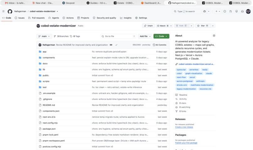 COBOL Estate Modernizer – screenshot 6