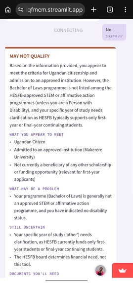 HESFB Loan Eligibility Navigator – screenshot 2