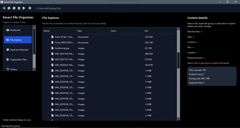Smart File Organizer – screenshot 1
