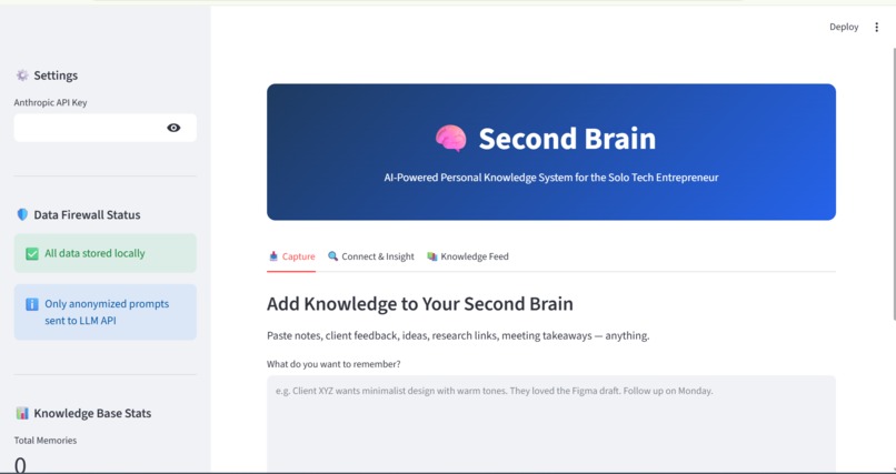 Second Brain – screenshot 1