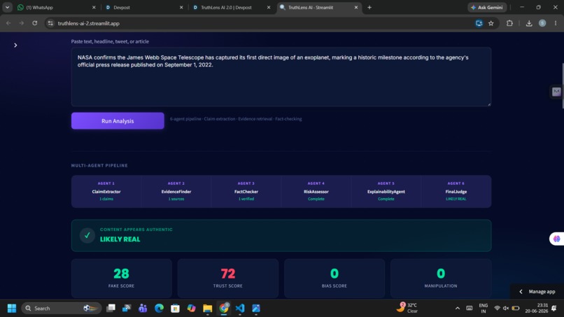 TruthLens AI 2.0 – screenshot 8
