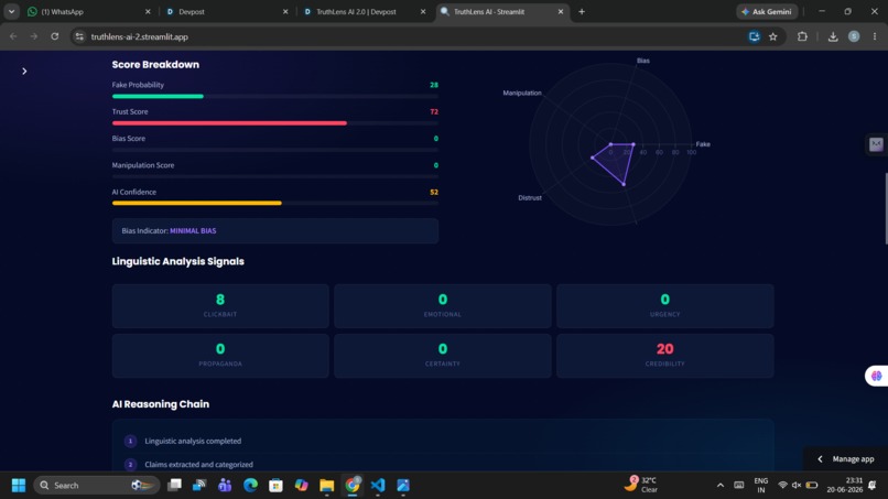 TruthLens AI 2.0 – screenshot 9