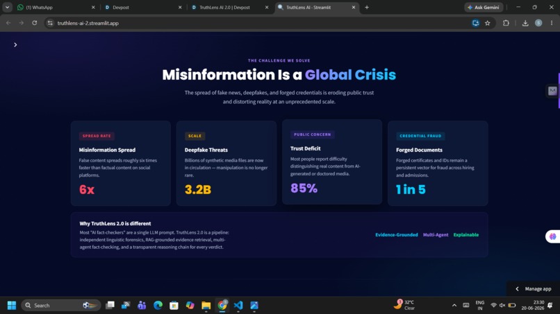 TruthLens AI 2.0 – screenshot 2