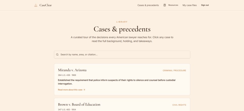 CaseClear – screenshot 5
