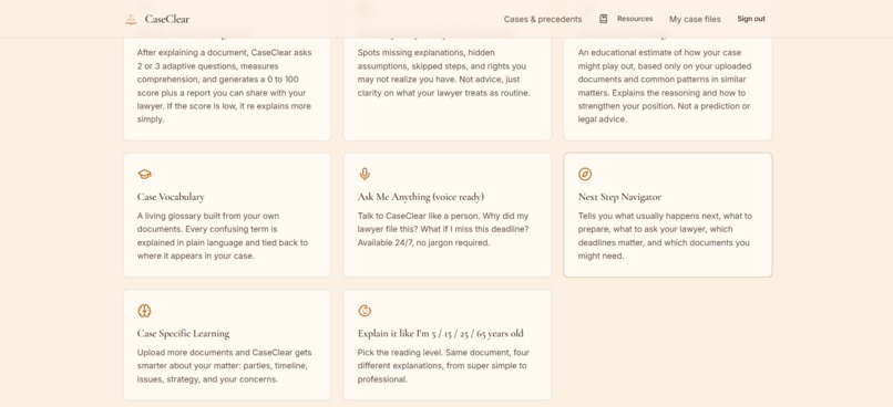 CaseClear – screenshot 3