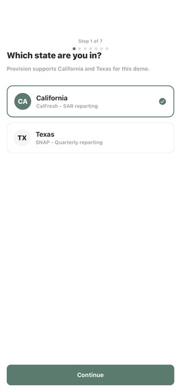 Provision - SNAP Benefits Navigator – screenshot 2