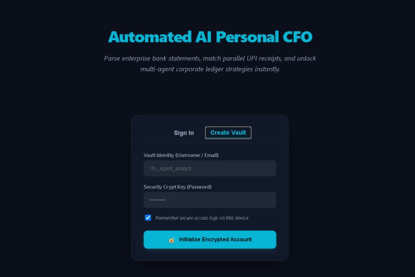 Personal CFO Agent – screenshot 3