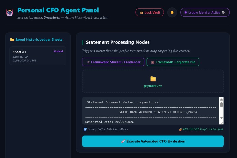 Personal CFO Agent – screenshot 6