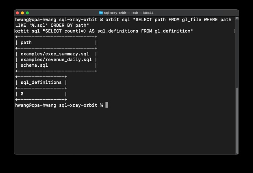 SQL X-Ray — give GitLab Orbit real SQL comprehension – screenshot 1