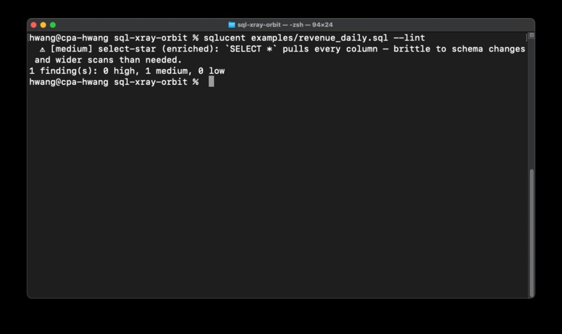 SQL X-Ray — give GitLab Orbit real SQL comprehension – screenshot 2