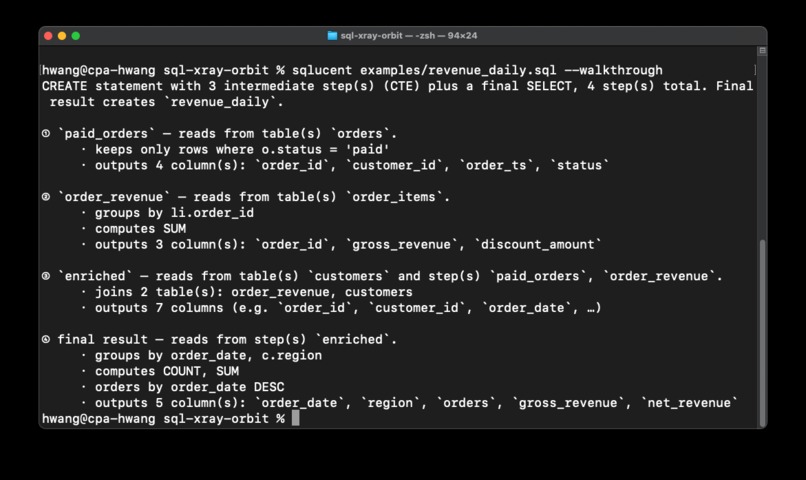 SQL X-Ray — give GitLab Orbit real SQL comprehension – screenshot 6