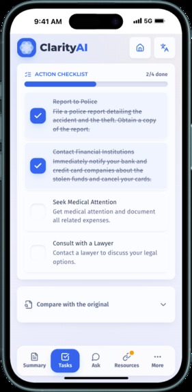 ClarityAI – screenshot 2