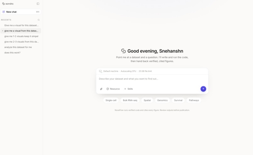 Sandra – screenshot 1
