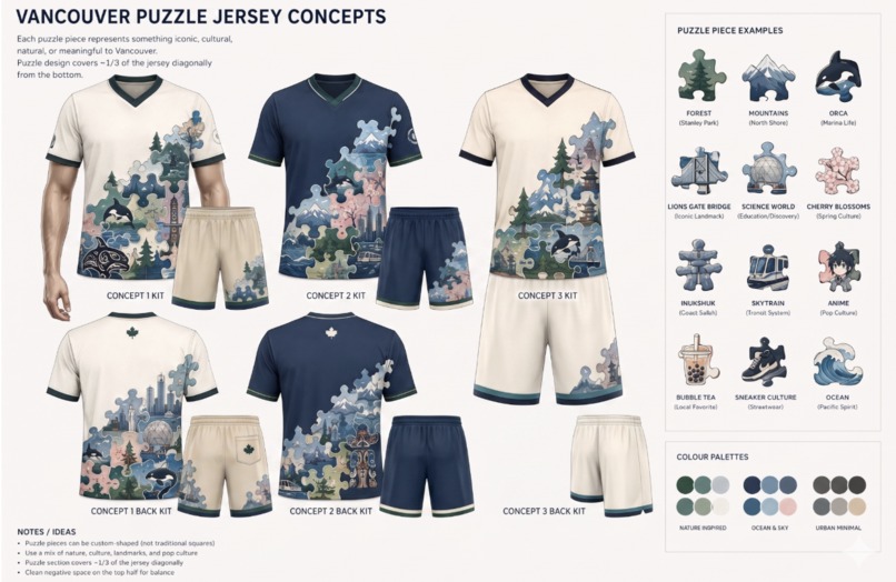 Jersey Design: Puzzle of Vancouver – screenshot 1