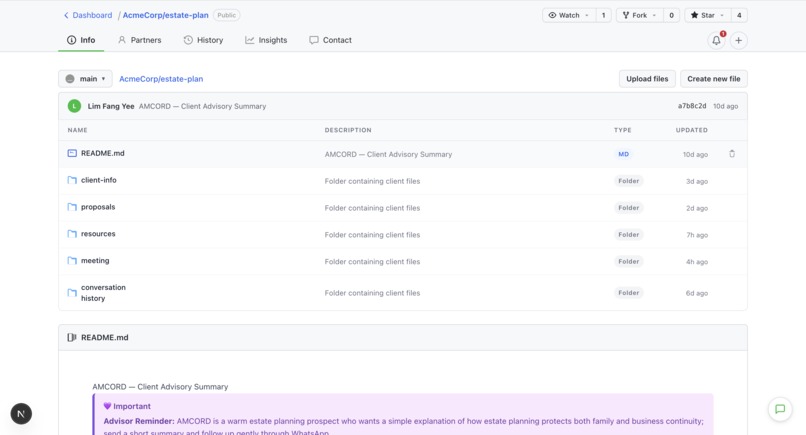 AdvisorOS – screenshot 2