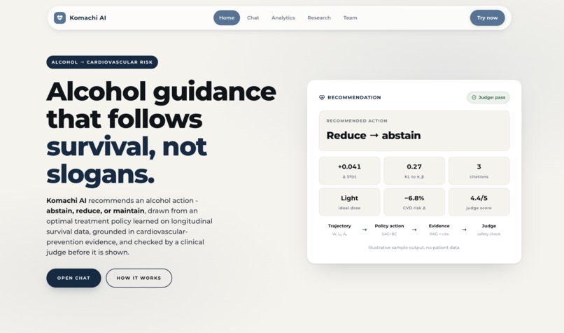 Komachi Health – screenshot 2