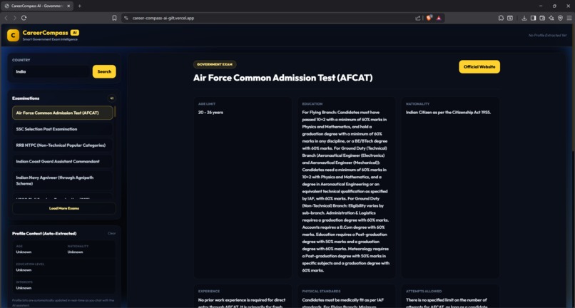 CareerCompass AI – screenshot 2