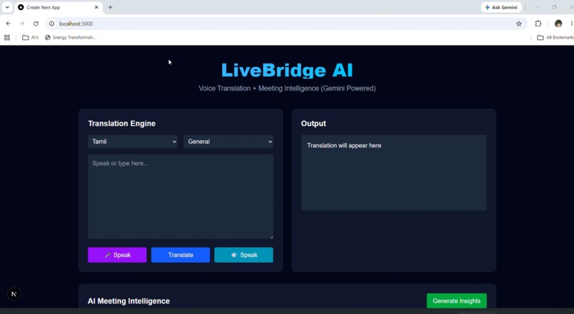 Live-Bridge-Ai – screenshot 1