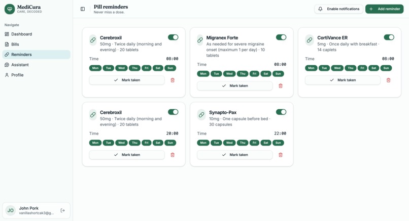 MediCura – screenshot 3