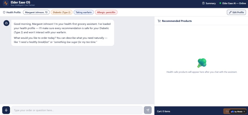 ELDER EASE OS – screenshot 1