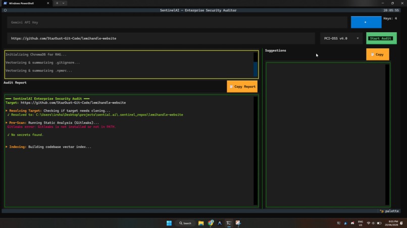 SentinelAI – screenshot 2