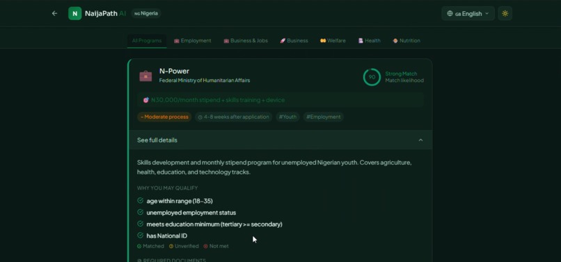 NaijaPath AI – screenshot 1