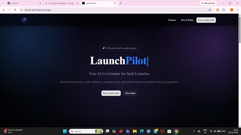 Launch Pilot – screenshot 1