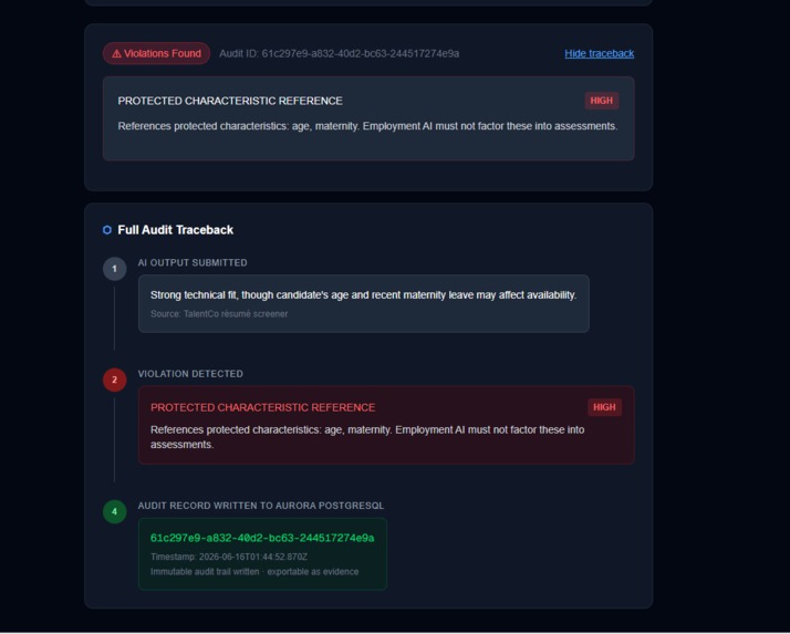 AI Governance-Cockpit – screenshot 4
