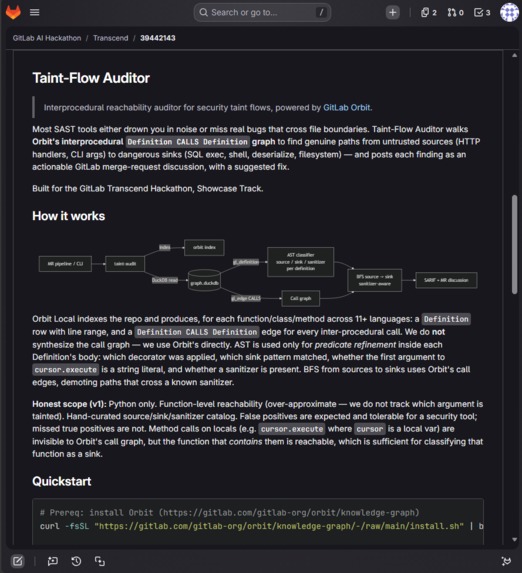Taint-Flow Auditor – screenshot 2