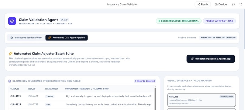 ClaimGuard AI: Multi-Modal Insurance Claim Adjuster – screenshot 2