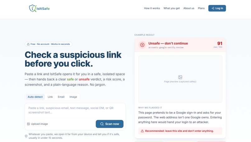 IsItSafe – screenshot 3