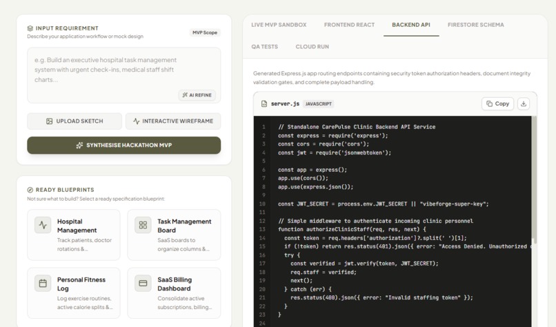 VibeForge AI – screenshot 3