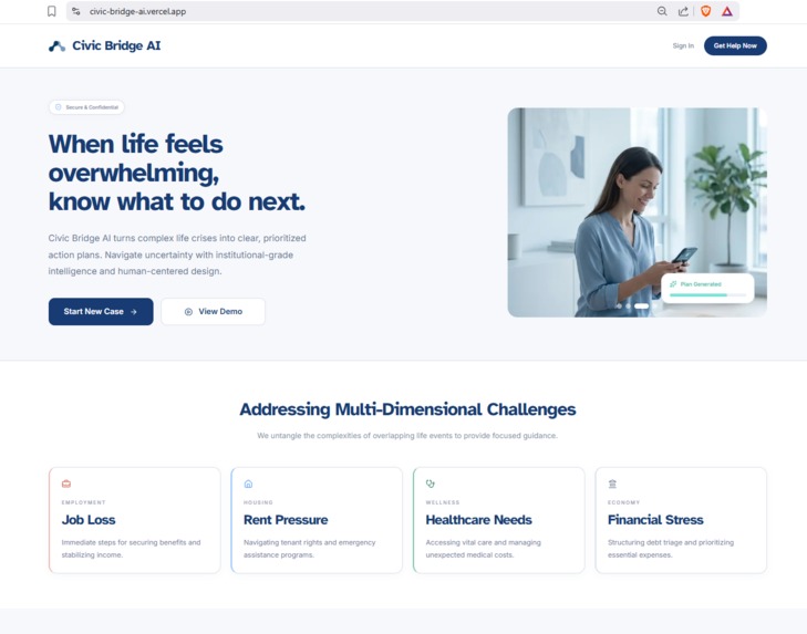 CivicBridge AI – screenshot 1