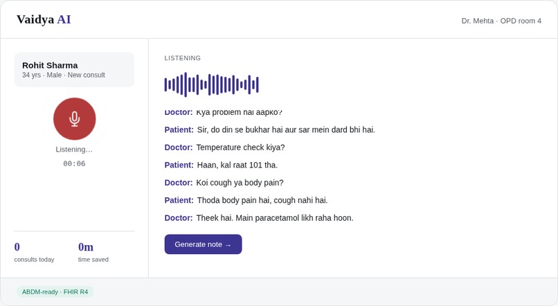vaidya AI – screenshot 3