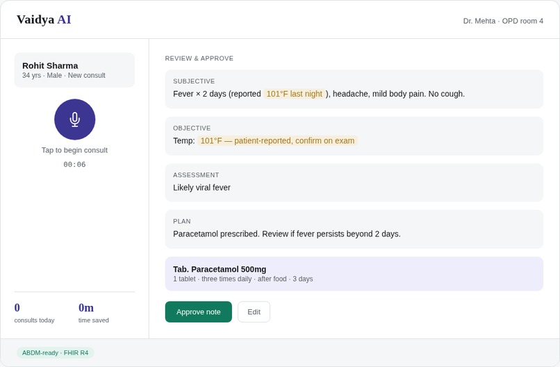vaidya AI – screenshot 4