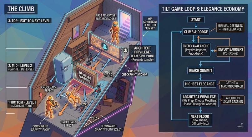 TILT The floor is the enemy—and you are the tower. – screenshot 2