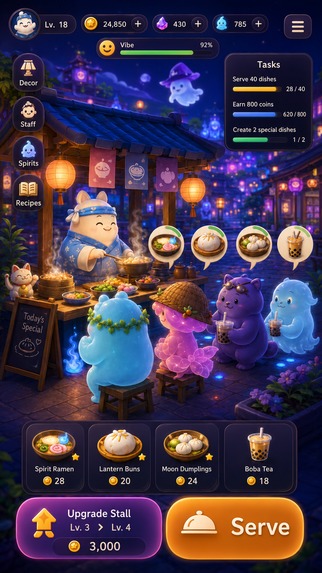Night Market Spirits – screenshot 1